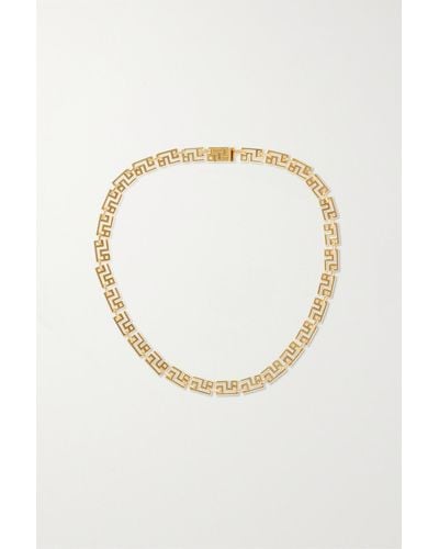 Azlee 18-karat Gold Chain Necklace - Natural
