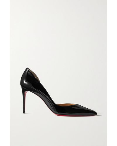 Pigalle 85 Patent Leather Pumps in Black - Christian Louboutin