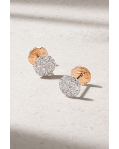 Pomellato Sabbia Ohrstecker Aus 18 Karat Roségold Mit Diamanten - Natur