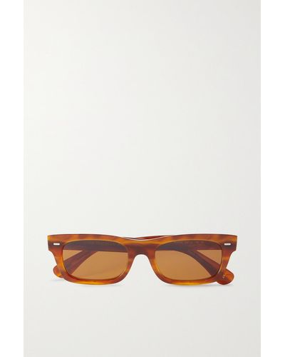 Oliver Peoples Davri Sugi Rectangular-frame Tortoiseshell Acetate Sunglasses - Multicolor