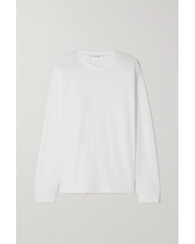 The Row Essentials Ciles Cotton-jersey T-shirt - White