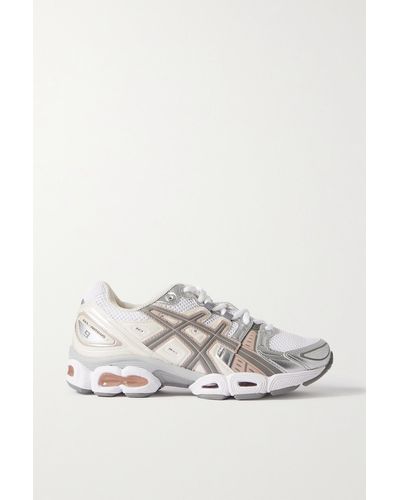 Asics Ub5-s Gel-nimbus 9 Sneakers Aus Mesh Mit Kunstlederbesätzen - Weiß