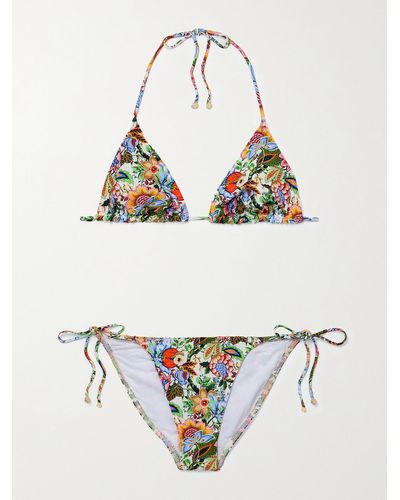 Etro Bikini Mit Blumenprint - Mehrfarbig