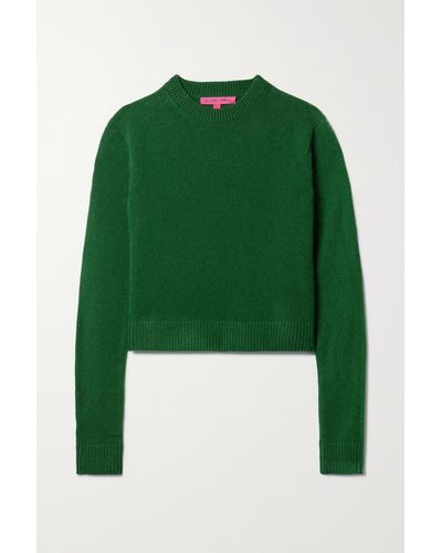 The Elder Statesman Cashmere Sweater - Green