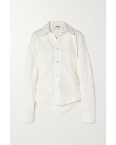 Bottega Veneta Cotton-poplin Shirt - Natural
