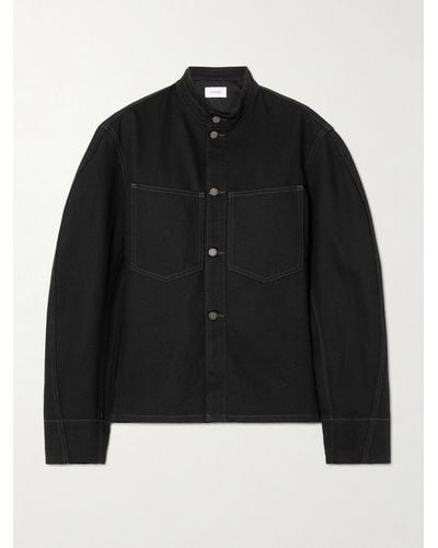 Lemaire Curved Cotton-twill Jacket - Black