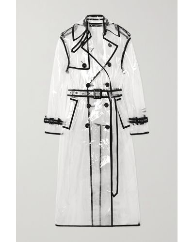 Dolce & Gabbana Dolce&gabbana Transparent Kim Kardashian Edition Double-breasted Trench Coat - Multicolour