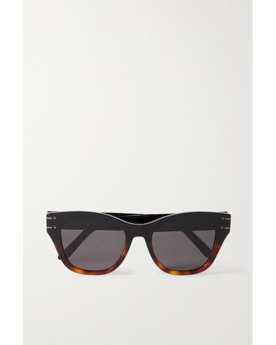 Dior Diorsignature B4i Sonnenbrille Mit Eckigem Rahmen Aus Azetat - Schwarz