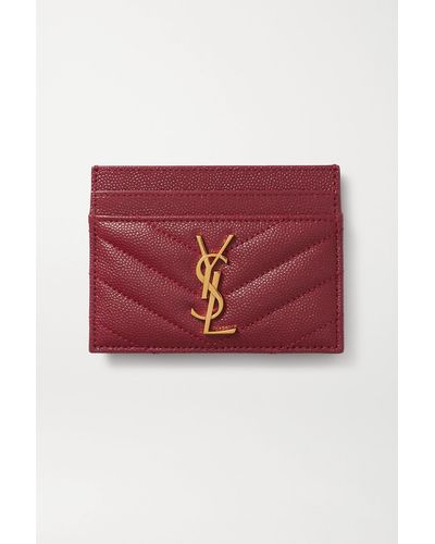 Yves Saint Laurent Women's Cardholders - Red