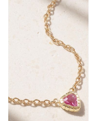 Retrouvai Heirloom 18-karat Gold Sapphire Necklace - Natural