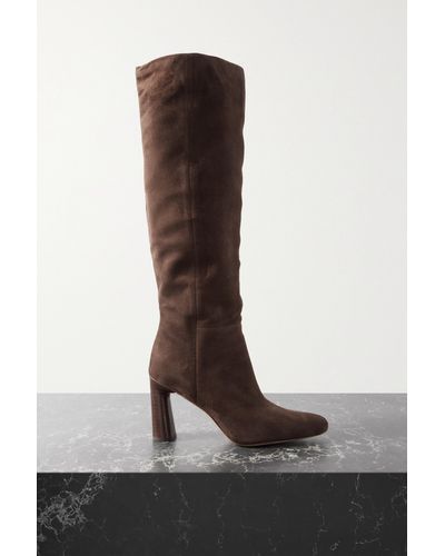 Vince Highland Suede Knee Boots - Brown