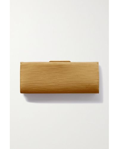 Saint Laurent Midnight Clutch Aus Satin - Natur