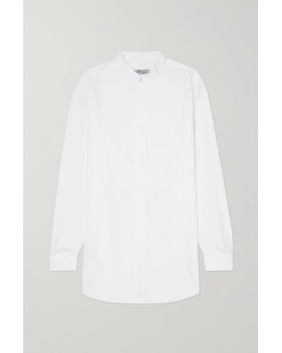 Charvet Cotton-poplin And Piqué Shirt - White