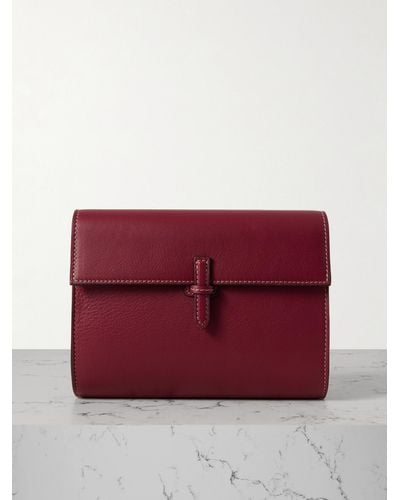 Hunting Season Leather Clutch - Red