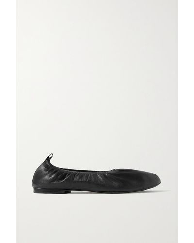Rag & Bone Elly Leather Ballet Flats - Black