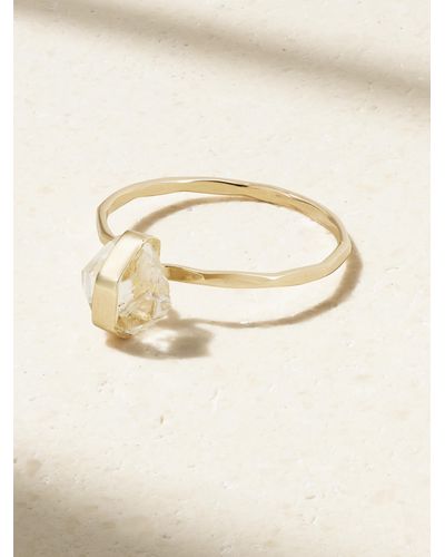 Melissa Joy Manning 14-karat Recycled Gold Herkimer Diamond Ring - Natural