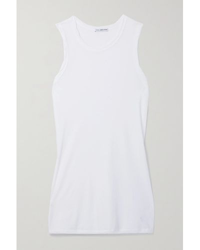 James Perse Slub Cotton-jersey Tank - White