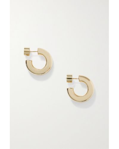 Jennifer Fisher Micro Samira Gold-plated Hoop Earrings - Natural
