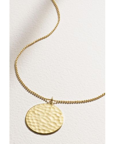 Jennifer Meyer Hammered 18-karat Gold Necklace - Natural