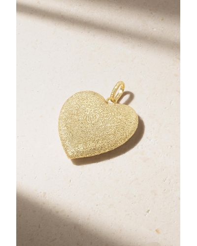 Carolina Bucci Florentine Cuore 18-karat Gold Pendant - Natural