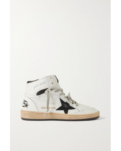 Golden Goose Sky-star High-top Lace-up Trainers - White