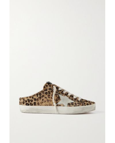 Golden Goose Deluxe Brand Super-Star Leopard Sneakers for Women - Up to 40%  off