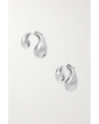 Bottega Veneta Silver Earrings - Metallic