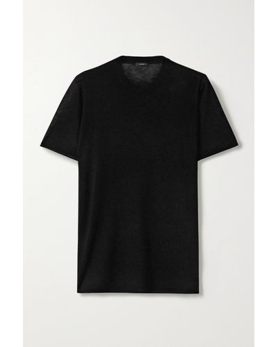 JOSEPH Cashmere T-shirt - Black