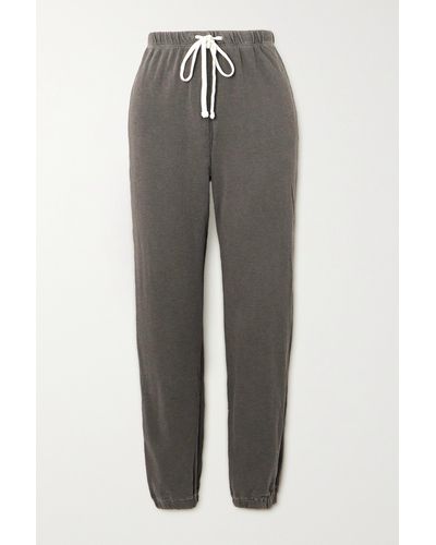 James Perse Cotton Track Trousers - Grey