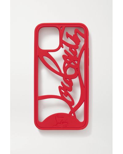 Christian Louboutin Louboutin Logo Cutout Pvc Iphone 11 Pro Case - Red