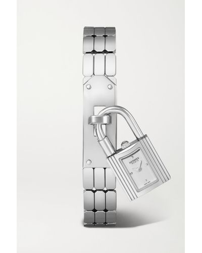 Hermès Kelly 31mm Small Stainless Steel Watch - White