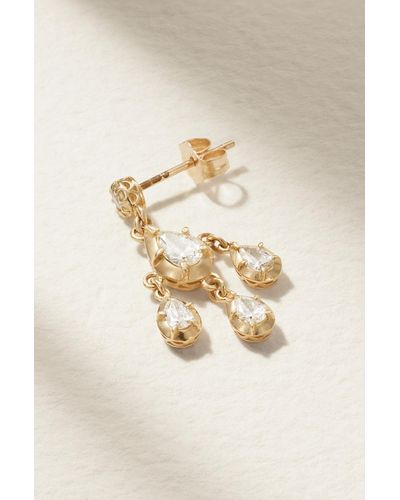 Jacquie Aiche Sophia 14-karat Gold Diamond Earring - Natural