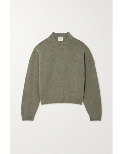 LeKasha Anong Organic Cashmere Sweater - Green