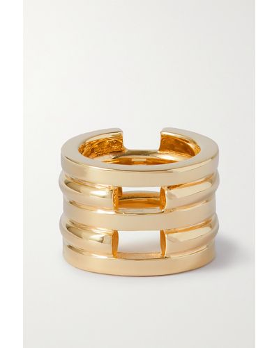 Jennifer Fisher Multi Stack Gold-tone Ring - Metallic