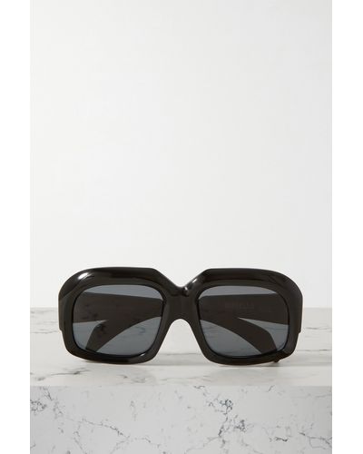 Jacques Marie Mage Vandella Square-frame Acetate Sunglasses - Black