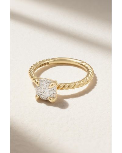 David Yurman Châtelaine® Ring Aus 18 Karat Gold Mit Diamanten - Natur