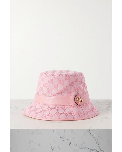 Gucci GG Canvas Bucket Hat - Pink