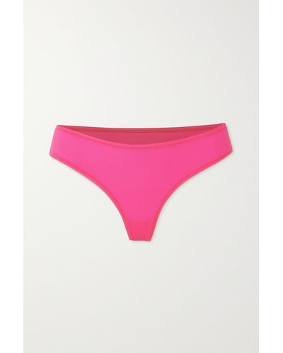Skims Fits Everybody Thong – Neon Pink – String
