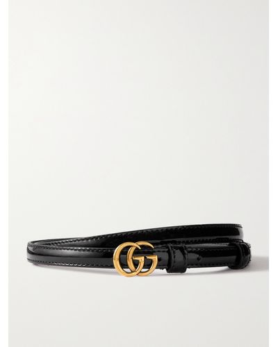Gucci Patent-leather Belt - Black