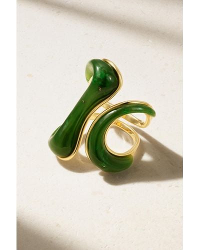 Fernando Jorge Stream 18-karat Gold Jade Ring - Green
