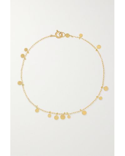 Sia Taylor Little Random Dots 18-karat Gold Bracelet - Metallic