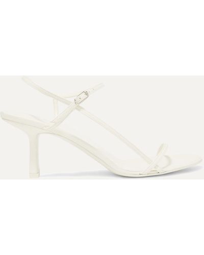 The Row Bare Leather Sandals - Natural