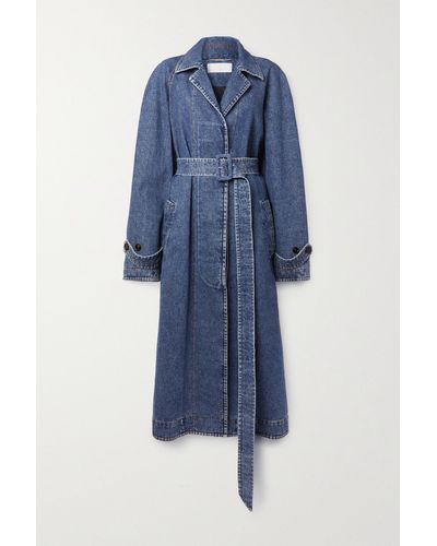 Denim Trench Coats for Women - Up to 71% off | Lyst