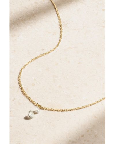 Mizuki 14-karat Gold Diamond Necklace - Natural