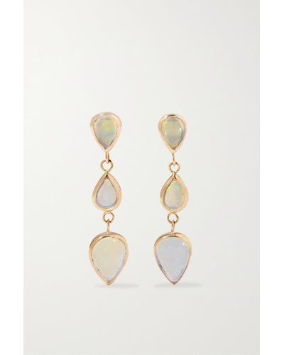 Melissa Joy Manning 14-karat Recycled Gold Opal Earrings - Natural