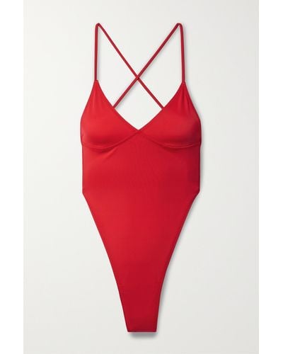 Norma Kamali Maillot De Bain Mio - Rouge