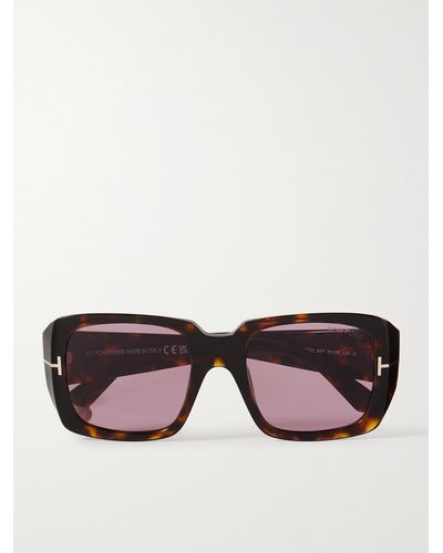 Tom Ford Ryder Square-frame Tortoiseshell Acetate Sunglasses - Multicolour