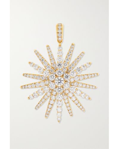 David Yurman Starburst Xl 18-karat Gold Diamond Pendant - Natural