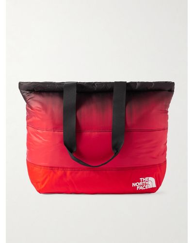 The North Face Nuptse Tote Aus Wattiertem Shell - Rot