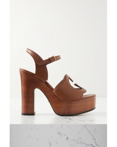New Aldo Platform Sandals Heels Suede Nude Tan Brown Strappy Size 6.5 | eBay
